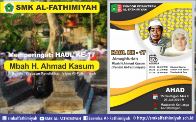 Memperingati HAUL KE-17 PENDIRI AL-FATHIMIYAH